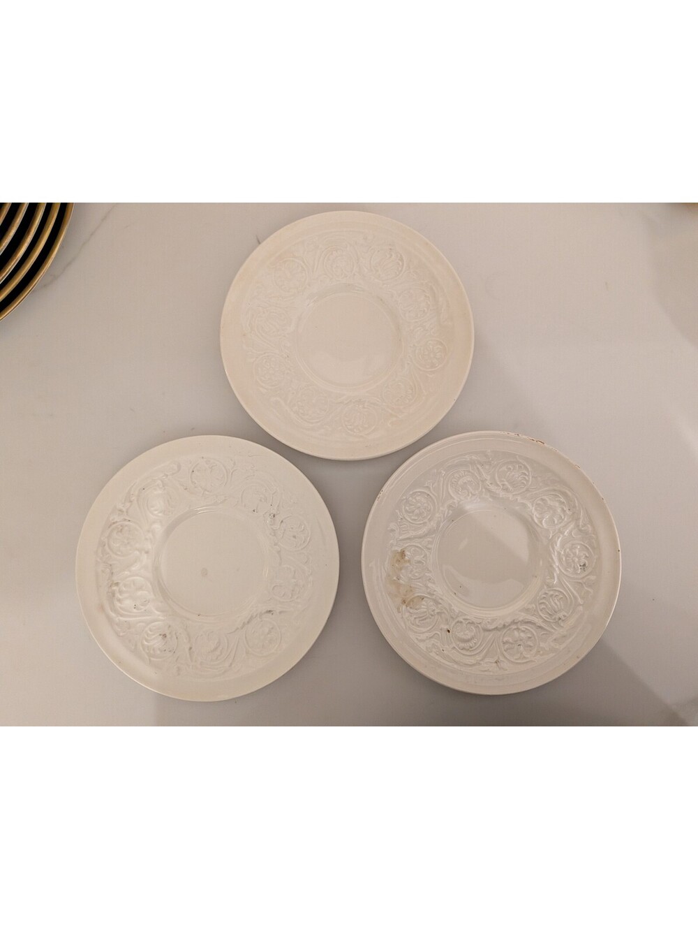 Vintage Wedgwood Patrician Saucers – Set of 3 – Made in England